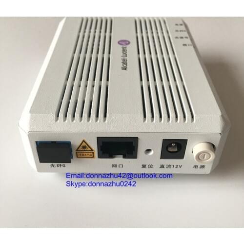 I-010G GPON ONU Alcatel Lucent Bell Optical Network Terminal FTTH ONT With 1 GE Ethernet Port, english version