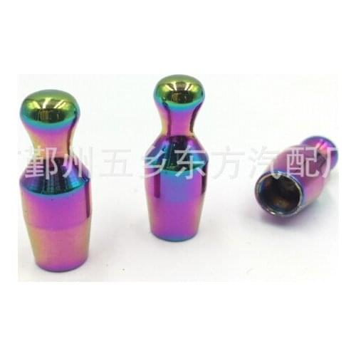 Whole Sale 1000pcs/lot Bike Car Tire Glossy SCHRADER VALVE DUST CAPS Aluminum Alloy Wine Glass Wheel Tire Air Valve Stem Cap