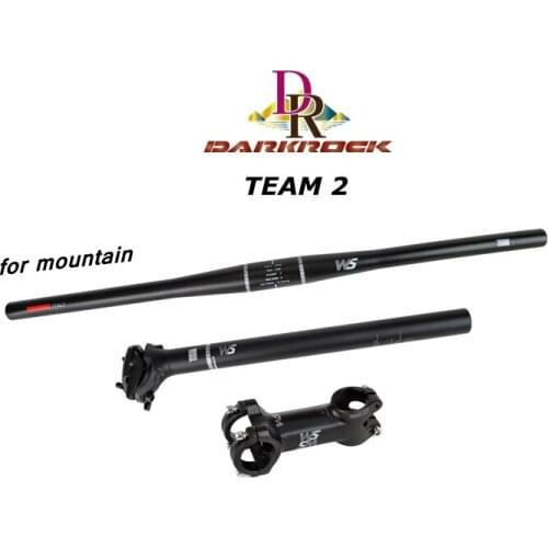 DARKROCK windspeed TEAM2 Flat handlebar group aluminum alloy handlebar+stem 31.8mm mountain bikes