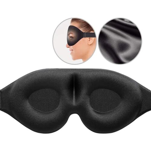 Eye Patch Reusable Soft Relax 3D Sleeping Eye Mask Elastic Adjustable Band Padded Cover for Travel Blindfold Eyepatch Women Men