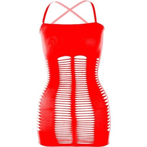 Sexy Lingerie Sling Princess Bag Hip Net Skirt Women See Through Fishnet Bodysuit Sexy Dress for Sex Sleepwear Wholesale