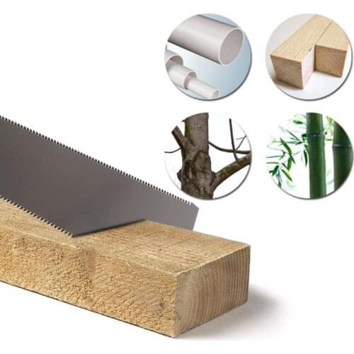 Replacement Saw Handle For Wood Working Double Sides Stainless Steel Hand Saw Slim Tenon Fine PVC Handle