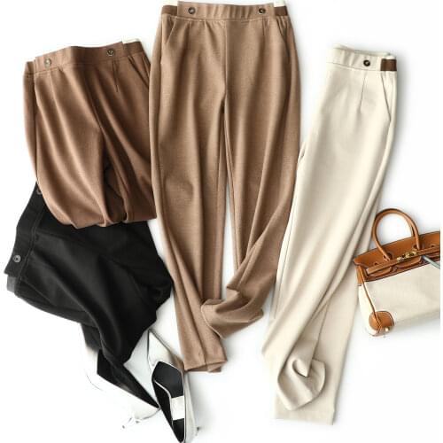 Tangqhxy Women's Corduroy Trousers