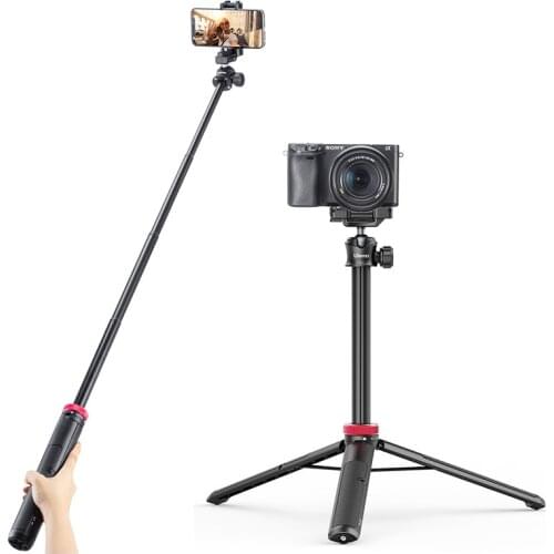 Ulanzi MT-44 42 Inch Extendable Livebroadcast Tripod Stand with Phone Mount Holder for DSlR SLR Camera Gopro Smartphone Vlog