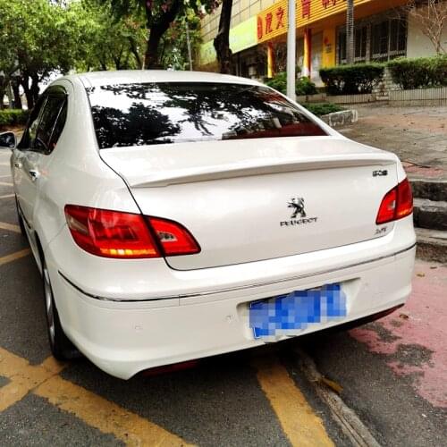 Charm2021 Fit For Peugeot 10-13 Tail, the Old 408 Modified Special Non Perforated Baking Paint Decoration Fixed Wing Pressure Ta