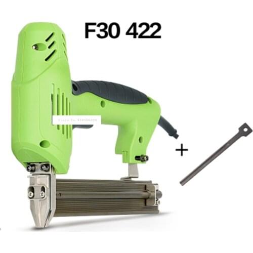 New F30 422 Electric Nail Gun Portable Woodworking Tools Household Double-use U-shape Straight Nail Gun 40pieces/min 220V 2000W