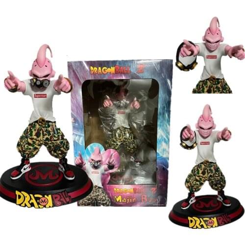 Majin Buu Action Figure Anime Painted Figure Fashion Toy Brinquedos 1/8 Scale Gifts 25CM