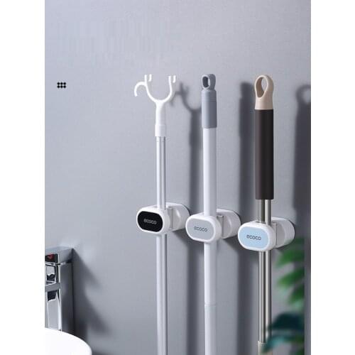 GY Mop Storage Fantastic Wall Hanging Bathroom Rack Power Clip Artifact Fixed Buckle No Punching Hang Mop Hook