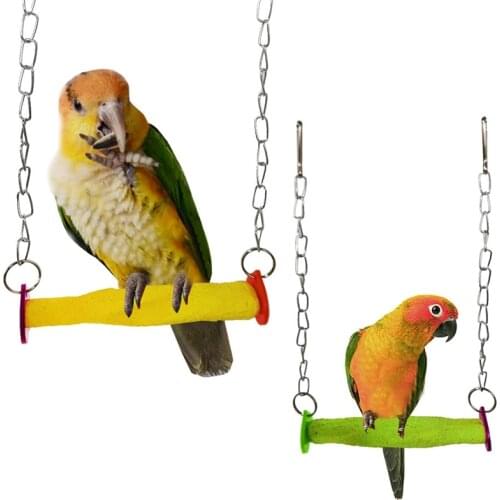 Parrots Toys Bird Swing Exercise Climbing Hanging Swing Pet Parrot Macaw Hammock Bird Toys