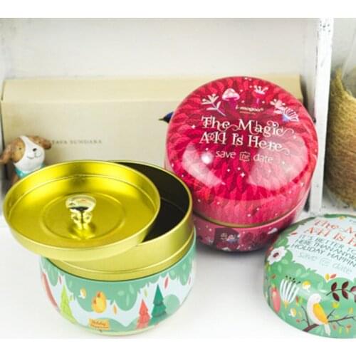 Creative Tin Tea Can Candy Boxes Mini Original Double-layer Caps Capsules Sealed Storage Wedding Event Party Gift Box Decoration