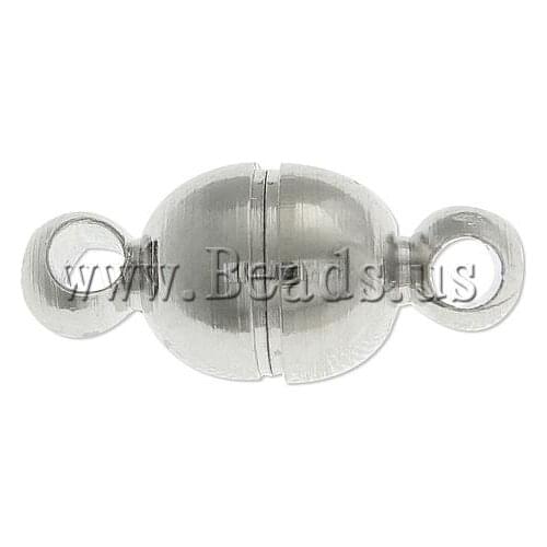 100PCs/Lot Designs Round color plated nickel lead cadmium free 11.40x5mm DIY Brass Magnetic Clasps