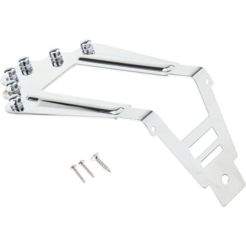 Metal Electric Guitar Replacement Bridge Tailpiece DIY For Jazz Guitar
