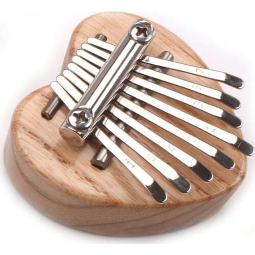 Mini Kalimba Thumb Piano Finger Piano 8-tone Kalimba Thumb Piano Kalimba Plate Musical-Instrument Mahogany Thumb-Piano Kalimba