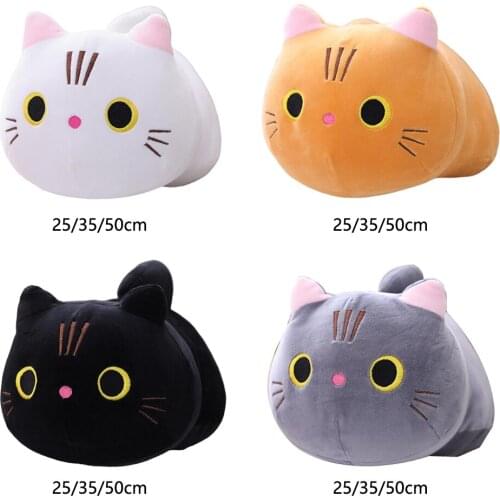 Soft Cat Plush Toy Sofa Hugging Pillow Cushion Padded Childrens
