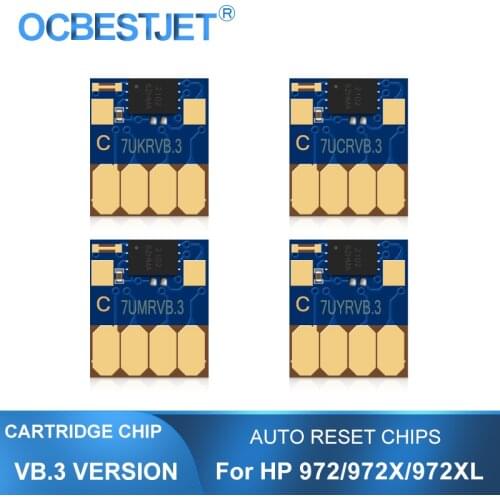 VB.2 Newest ARC Chip For HP 972 972X 972XL CISS Auto Reset Chip For HP PageWide Pro 352dw 377dw 452dn 452dw 477dn 477dw 552dw