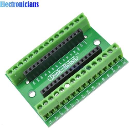 NANO V3.0 3.0 Controller Terminal Adapter Expansion Board NANO IO Shield Simple Extension Plate For Arduino AVR ATMEGA328P