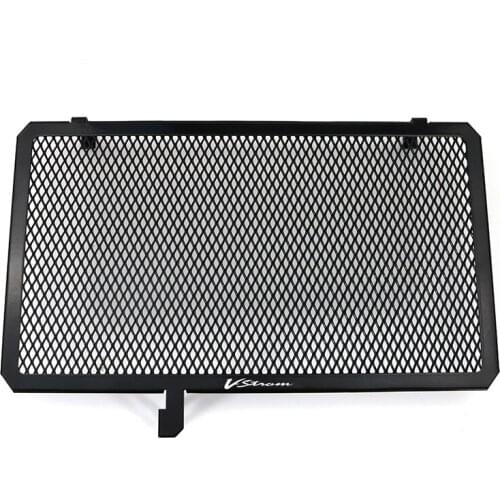 Fit For SUZUKI V-strom 650 DL 650 2013-2021 Motorcycle Radiator Guard Protector Grille Grill Cover Aluminum Black