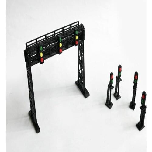 Train railway model scene N ratio 1:160 1:150 gantry and signal light set