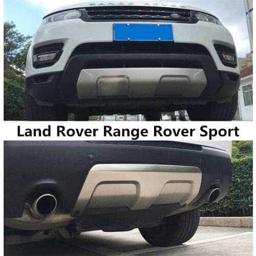 For Land Rover Range Rover Sport 2014-18 Front & Rear Bumper Diffuser Guard Skid Plate High Quality Stainless Steel Accessories