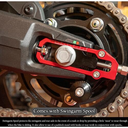 Motorcycle Chain Adjusters Tensioner Catena with Spools sliders For Honda CB650R CBR650R 2019 2020 CB650F CBR650F 2014 2015 2016