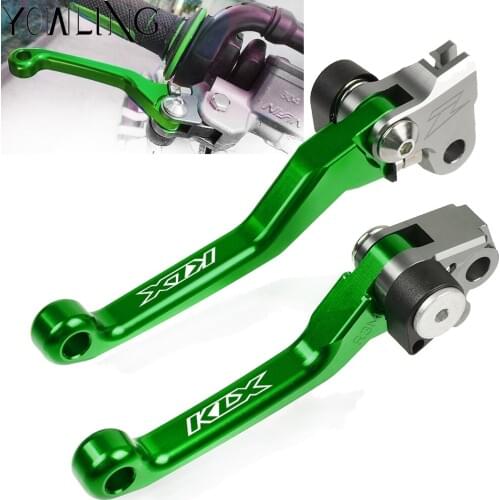 Dirt Bike Motocross Custom handle Folding Brake Clutch Lever For Kawasaki KLX450R KLX125 KLX250 / D-TRACKER KLX 450R 125 250