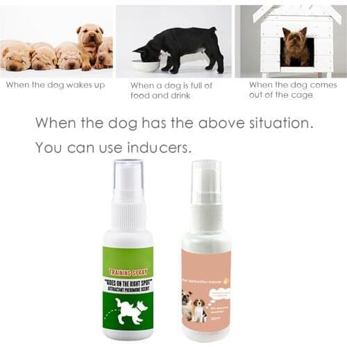 30ml Pet Dog Spray Inducer Dog Toilet Training Puppy Positioning Defecation Pet Potty Training Spray JS22