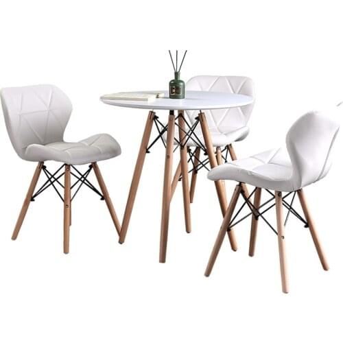 Table solid wood nordic fashion dining table simple modern plate table casual coffee table reception negotiation table