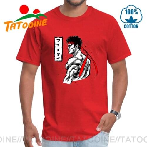 Street Wear Fighter Tshirt Boxing Videogame Combat T-Shirt Muay Thai Fight Manga T Shirt Karate Kid Cool Man Tee Shirt Camsietas