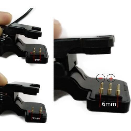 TW64 68 for Smart Watch Universal USB Charging Cable Charger Clip 2/3 Pins Space between 4/5.5/6 mm