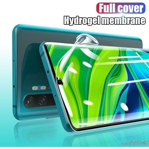 For Xiaomi Mi Note 10 Lite Curved Screen Protective Film For Mi Note 10 Lite Mi 10 Pro for Xiaomi Note 10 Lite Not Glass