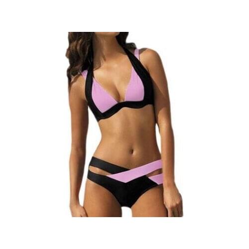 2019 New Swimsuit Bikini Push Up Swimwear Women High Waisted Girls Bathing Suit Tankini Swimsuits Women