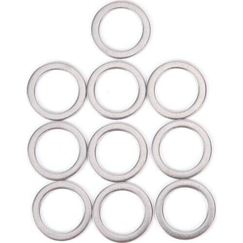 10pcs/lot HOT! Bicycle Pedal Spacer Crank Cycling MTB Bike Stainless Steel Ring Washers