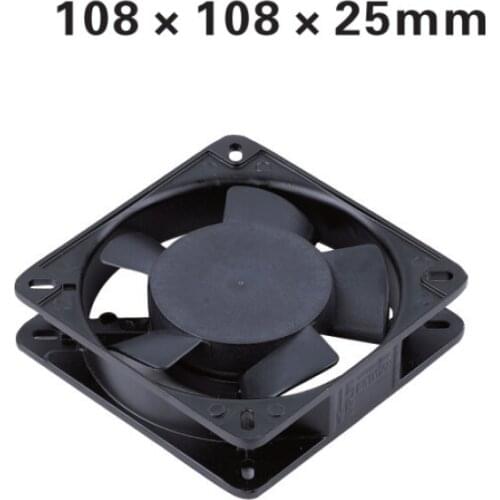 2015 Newest 2pcs/lot Ball Bearing type 110 series Axial Cooling Fan 108*108*25mm AC Fan use for electric cabinet XF1122ABH