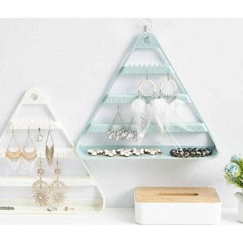 80% HOT SALES!!! Household Multi-layer Triangle Earrings Storage Rack Shelf Hanging Stand Holder