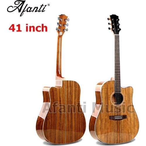 Afanti Music high quality 41 inch Walnut top / Walnut Back & Sides Acoustic guitar (WY-068-41)