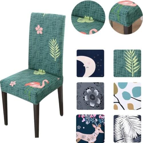 Fabric Chair Cover for Dining Room Chairs Covers Spandex for Party Elastic Chair Cover for Armchairs for Home Chairs for Kitchen