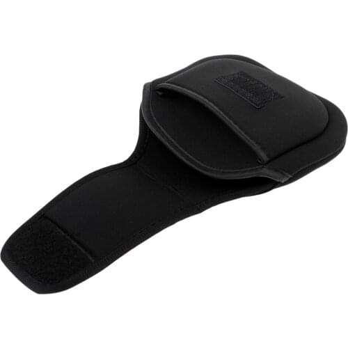 2-Layers Fishing Reel Cover Neoprene Fishing Reel Bag Protector Pouch Carrier Bag Black S/L Sizes