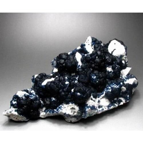 3035g Blue Fluorite on Milch/Smoky Quarz Point - crystals and stones healing Mineral specimen Home Decor feng shui decoration