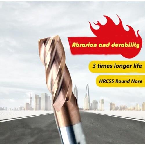 1pc Discount HRC55 End Mill 12mm Long 75mm 4Flutes Milling Cutter Alloy Coating Tungsten Steel cutting tool CNC maching Endmills