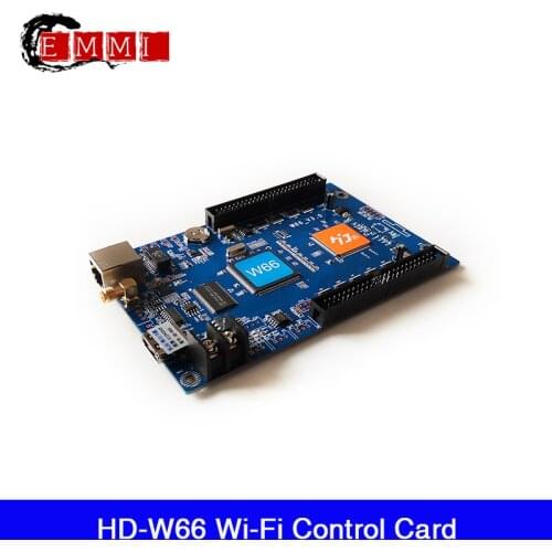 HD-W66 with LAN+USB+WiFi hot sales Outdoor P3 P4 P5 P6 P8 P10 P16 full color led display module text controller