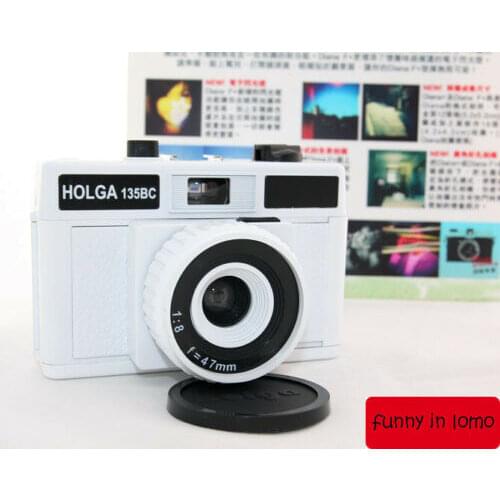 HOLGA 35mm 135 format Camera 135BC / BC White Lomo Fuji Kodak
