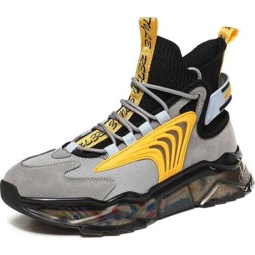 Fashion Men Shoes Sneakers Light Breathable Running Shoes Classic Graffiti Sport Shoes High-top Mesh Walking Jogging Shoes