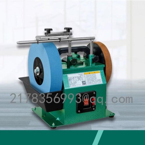 10 Inch Positive and Negative White Fused Alumina Sharpener low Speed Grinder Polishing Machine Desktop Grinding Machine