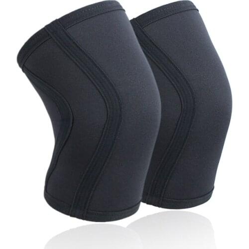New 1 Pair Squat Knee Sleeves Pad Support High Performance 7mm Neoprene Best Knee Protector for Weightlifting Powerlifting
