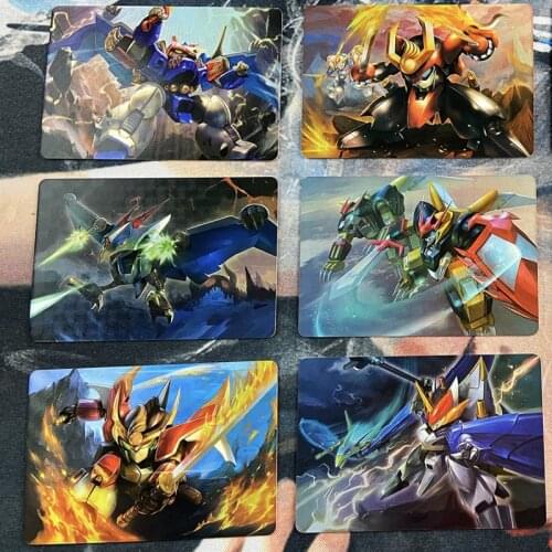 Original Japanese Anime Dragon Fighter Flash Card 9Pcs/Set Collection Card TCG Game Cards cartas Birthday Gift