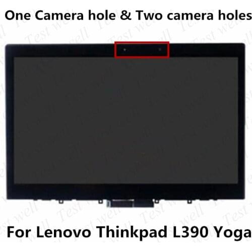 Original For Lenovo ThinkPad L390 Yoga Assembly 13.3" FHD 1920x1080 IPS LCD 20NU 20NT FRU:02DA313 02DL967 02DM432 display LED