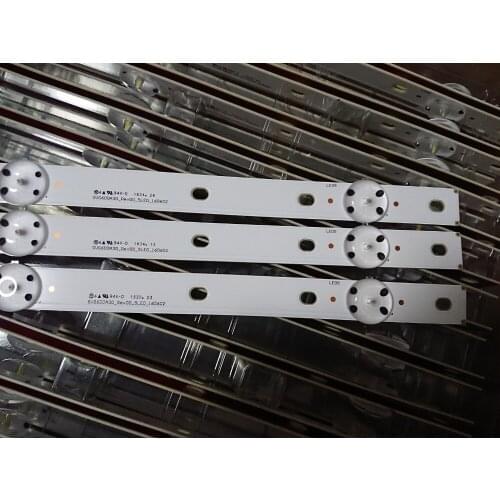 New Original 5set=50 PCS 610mm LED Backlight strip for Vizio E60-E3 SVG600A30_Rev00_5LED_160602