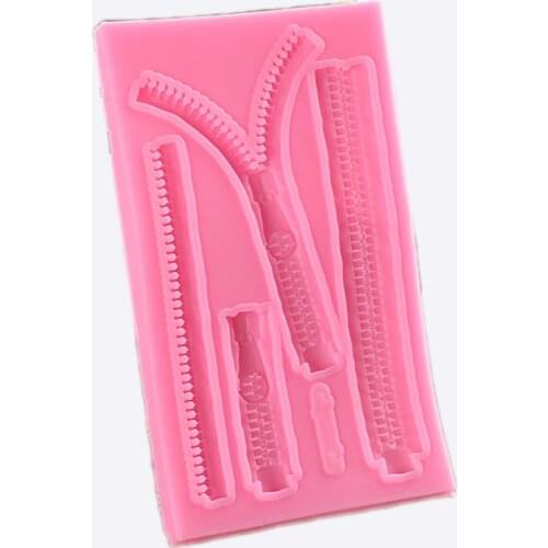 Fonddant Silicone Cake Molds Bag Zipper Shaped Cake Mold Chocolate Mould Baking Mould Cake Tools DIY Sugarcraft Decoration Tools