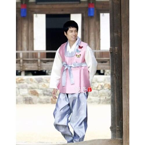 2019 South Korea Imported Hanbok Fabric / Korean Latest Models / Mens Hanbok / Wedding Hanbok Hallowen Cosplay Gifts