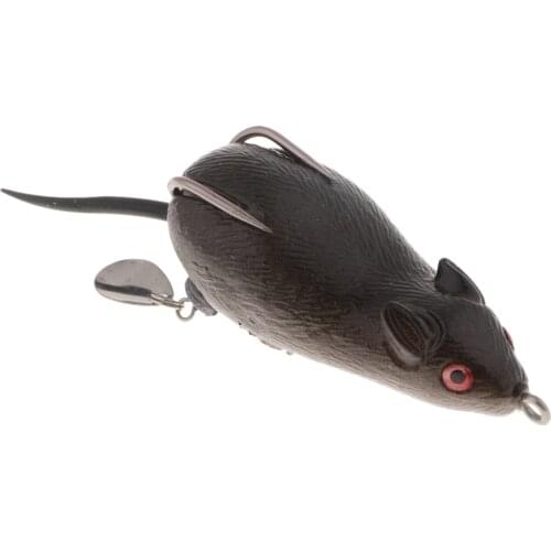 Topwater Rat Bait, Lifelike Hollow Body Mouse Bait With Double